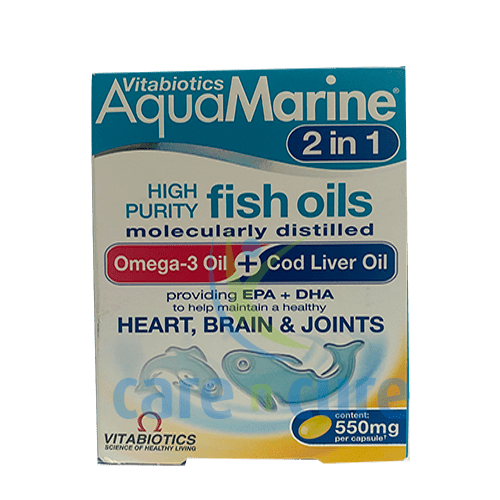 Aqua Marine 2 In 1 550mg Cap 60S