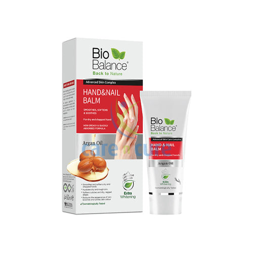 Biobalance Argan Oil Hand & Nail Balm 60ml