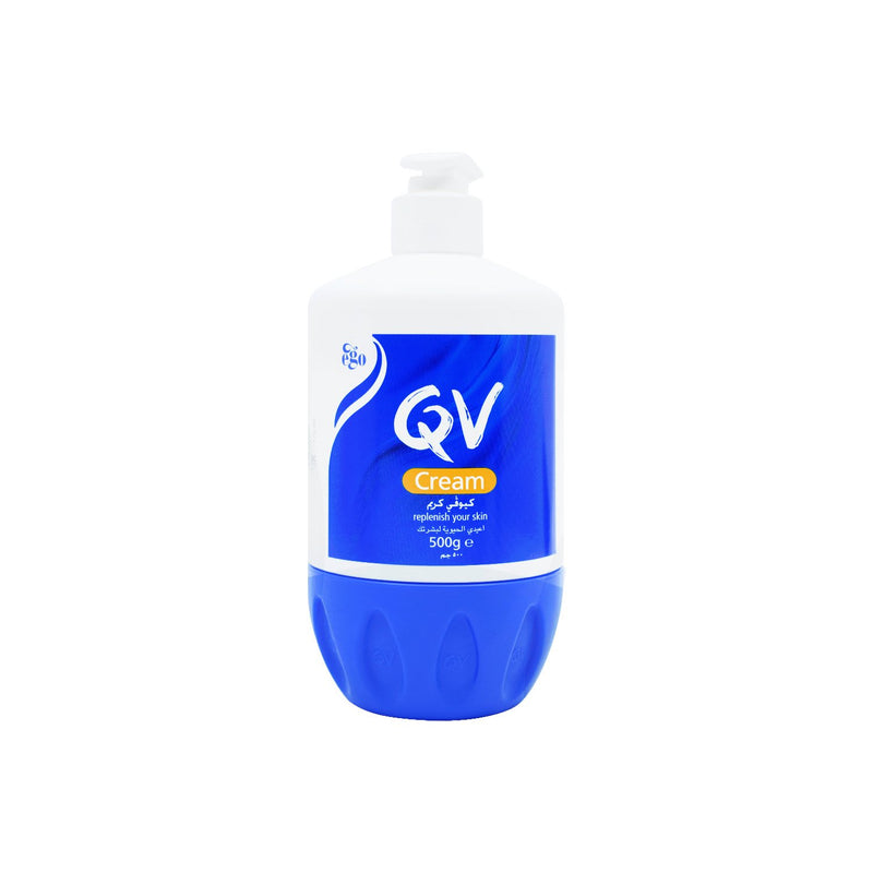 QV Moisturising Cream In Pump, Replenishes Dry Skin 500g