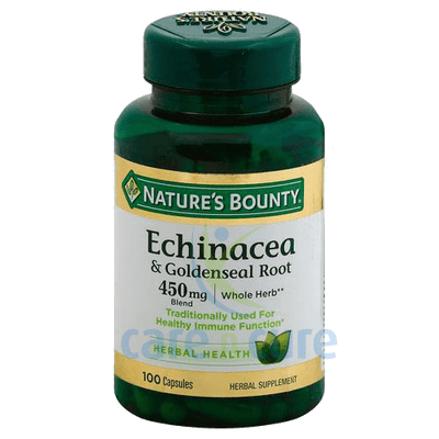 Nature's Bounty Echinacea Seal Root 400 mg Caps 100's