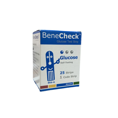 Benecheck Blood Glucose Test Strip 25's