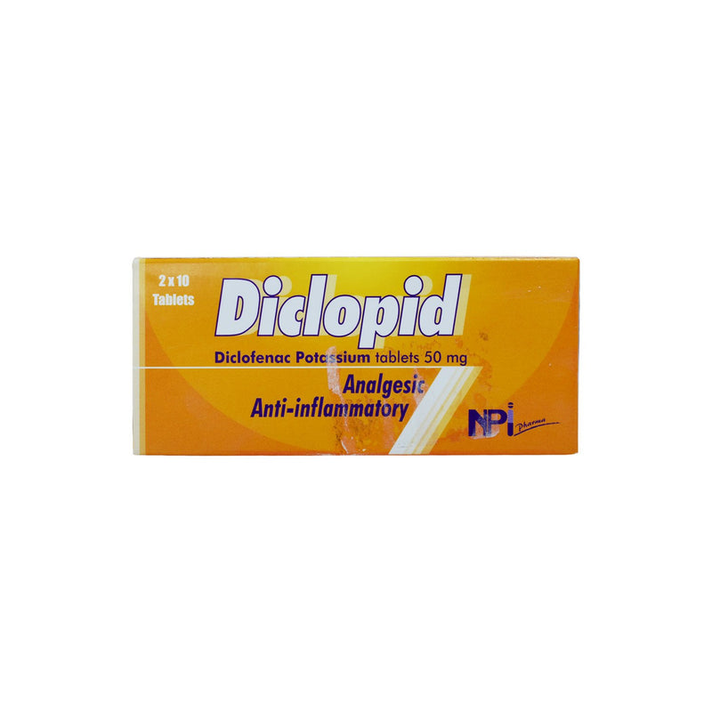 Diclopid 50mg Tablets 20S