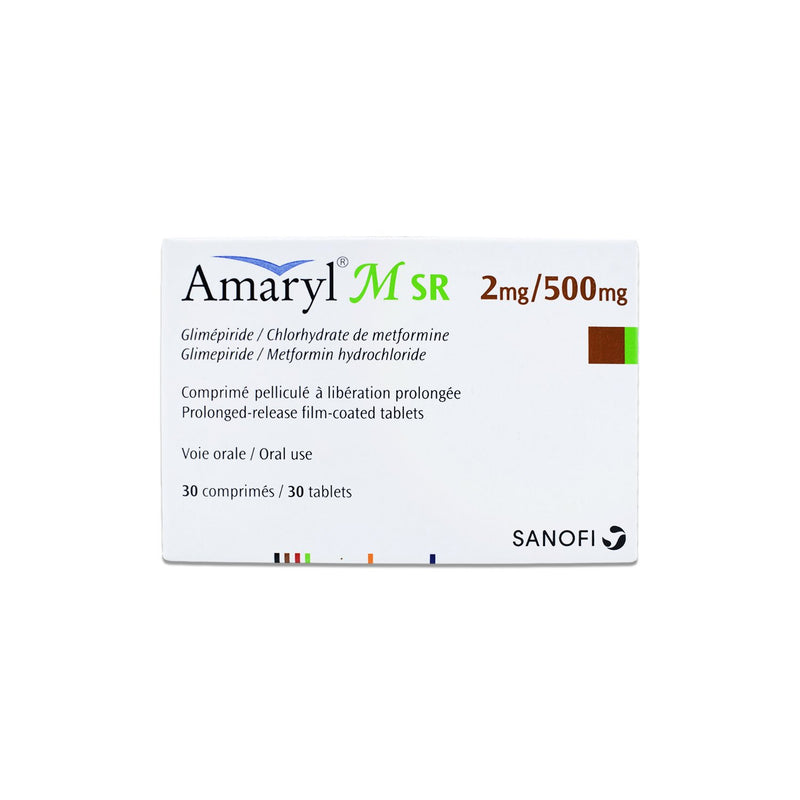 Amaryl M Sr 2mg/500mg 30 Tablet