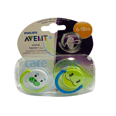 Philips Avent Soother Sil 6-18M Animal 4440