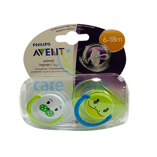 Philips Avent Soother Sil 6-18M Animal 4440