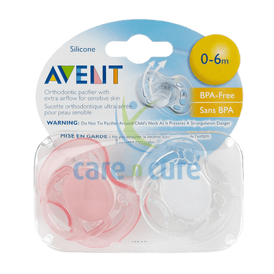 Philips Avent Soother Sil 0-6M Design 43343