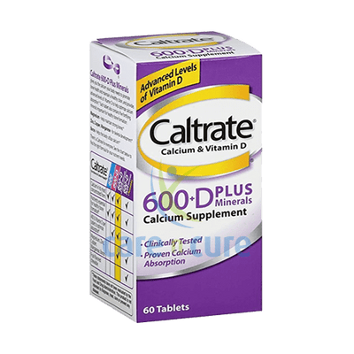 Caltrate 600+D Plus Minerals 60's