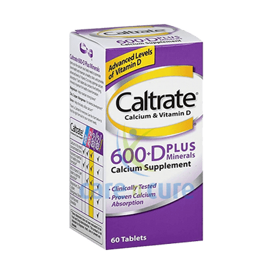 Caltrate 600+D Plus Minerals 60's