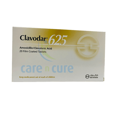 Clavodar 625 Tablets 20S (Original Prescription Is Mandatory Upon Delivery)
