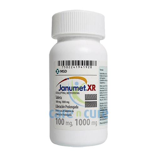 Buy Janumet Xr 100Mg/1000mg Tablets 28s online in Qatar View Usage