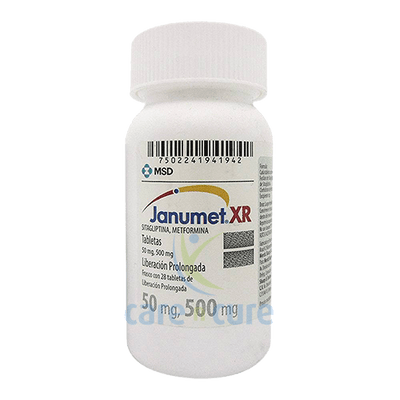 Janumet Xr 50Mg/500mg Tablets 56's