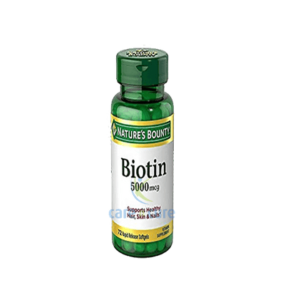 Nature's Bounty Biotin 5000Mcg Soft Gel 72S