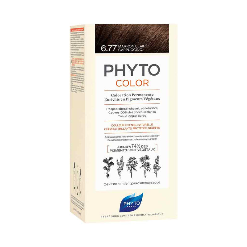 Phytocolor 6.77 Light Brown Cappuccino 