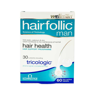 Wellman Hairfollic Man Tablets 60's