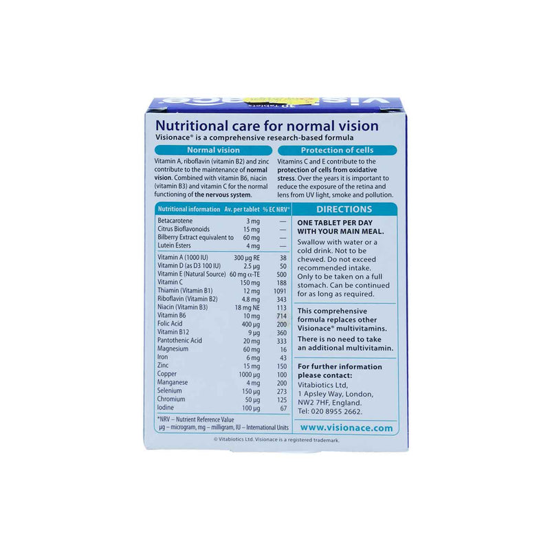 Vitabiotics Visionace Tab 30&