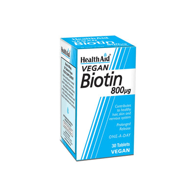 Health Aid Biotin 800µg 30 Tablets