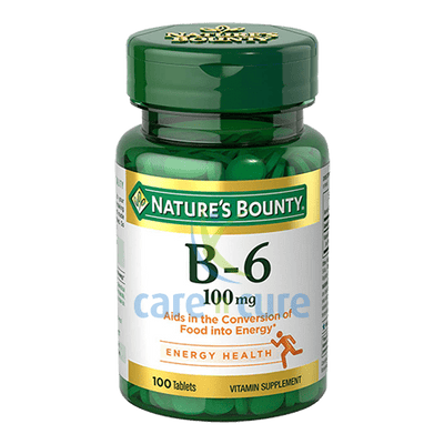 Nature's Bounty B-6 100mg Tablets 100's