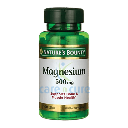Buy Nature's Bounty Magnesium 500mg Tablets 100's Online at Best prices
