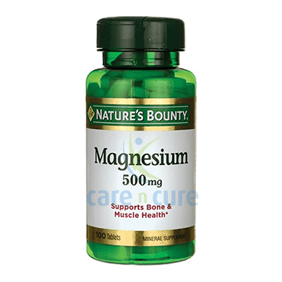 Nature's Bounty Magnesium 500mg Tablets 100's