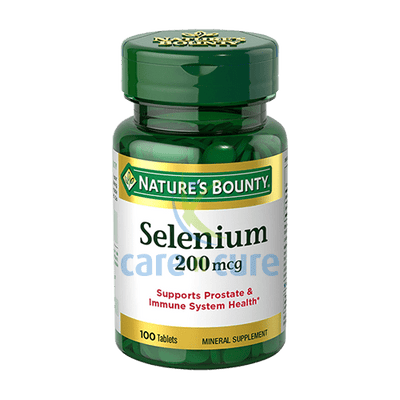 Nature's Bounty Selenium 200Mcg Tablets 100's