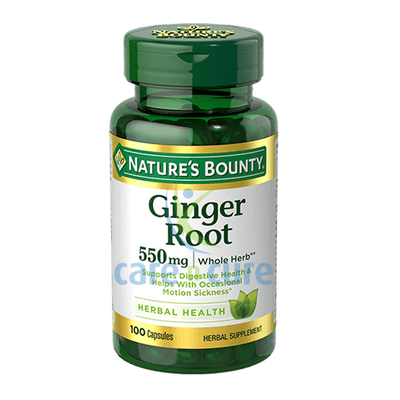 Nature's Bounty Ginger Root 550mg 100's