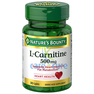 Nature's Bounty L- Carnitine 500mg Tablets 30's