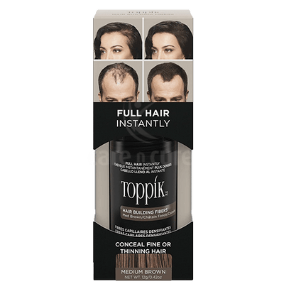 Toppik Hair Building Fiber 12gm -Medium Brown