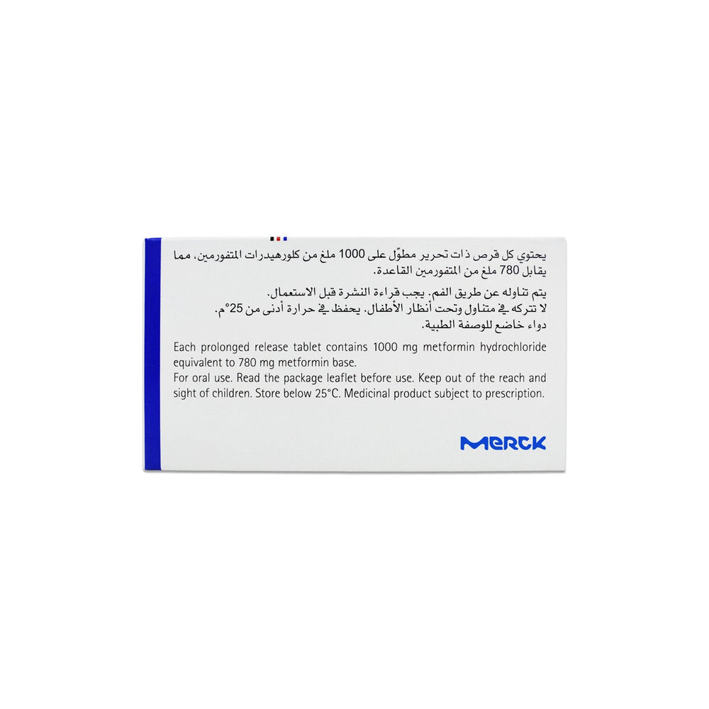 Glucophage Xr 1000mg Tablets 30S