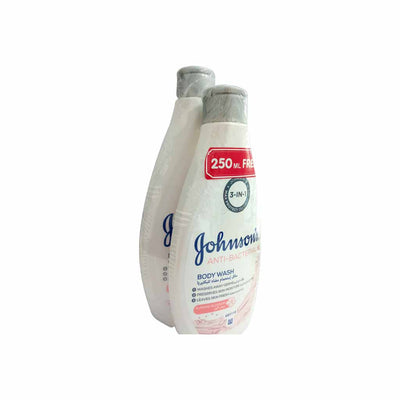 Johnson & Johnson Anti-Bact Body Wash Almond Blos 400ml+