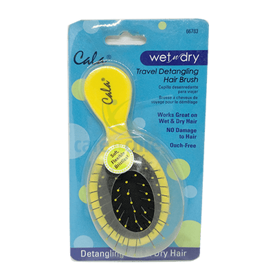 Cala Wet&Dry Trv Detangling Hair Brush Yellow 66783