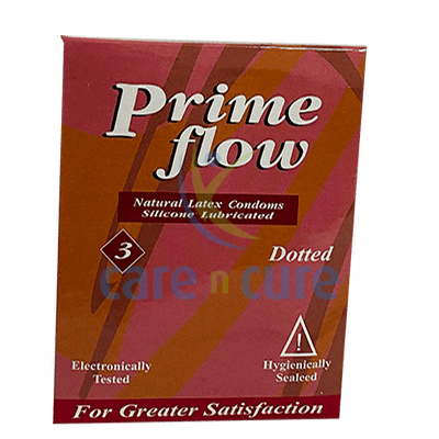 Primeflow Condoms Dotted 3S