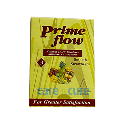 Primeflow Condoms Strawberry 3S