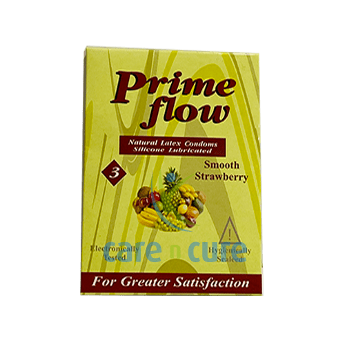 Primeflow Condoms Strawberry 3S