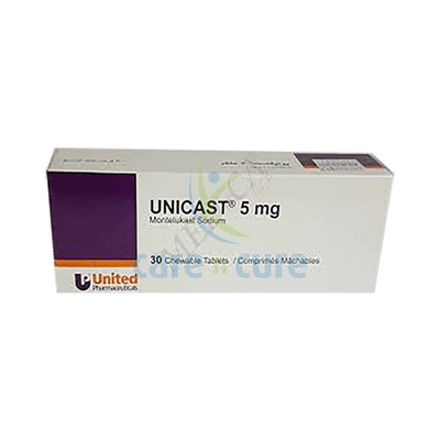 Unicast 5mg Chew Tablets 30's