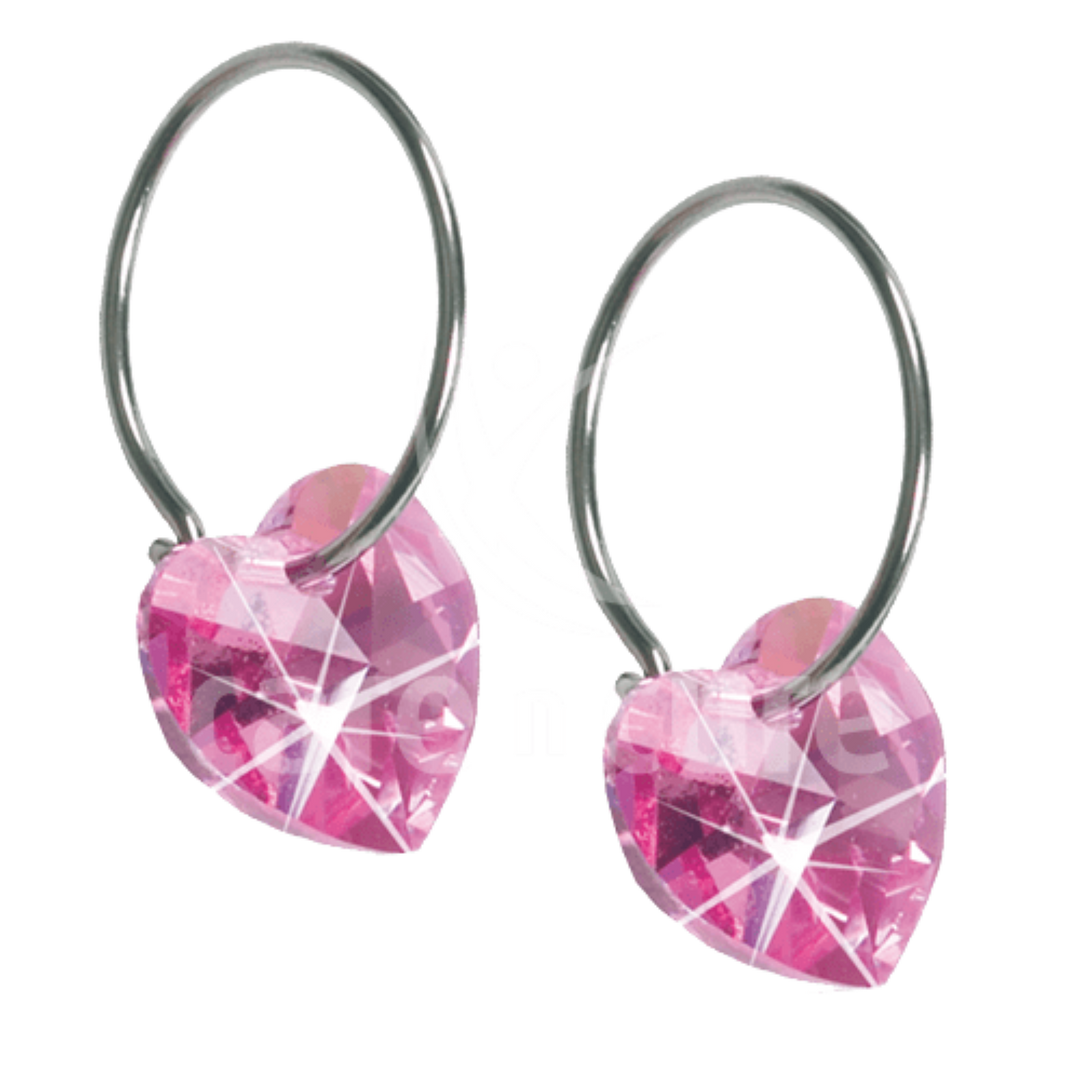 Blomdahl Cj Nt Ring 14mm Heart 10mm Rose 15-1255-03 [C]