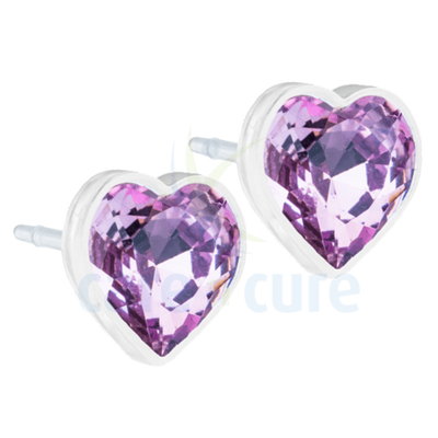 Blomdahl Cj Mp Heart 6mm Light Amethyst 15-0121-74 [B]