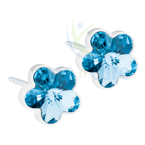 Blomdahl Cj Mp Flower 6mm Aquamarine 15-0130-05 [B]