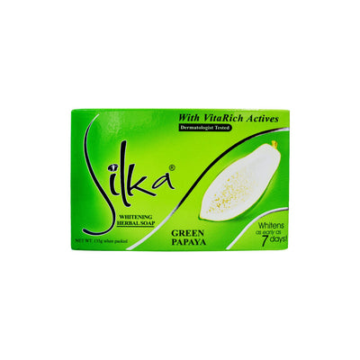 Silka Soap Green Papaya White- 135 gm