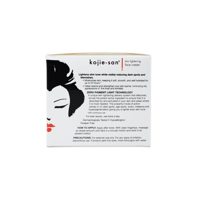 Kojie San Skin Lightening Face Cream With HydroMoist 30g