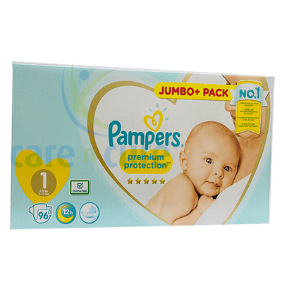 Pampers Pc Diapers S1 1X96S Box Mb
