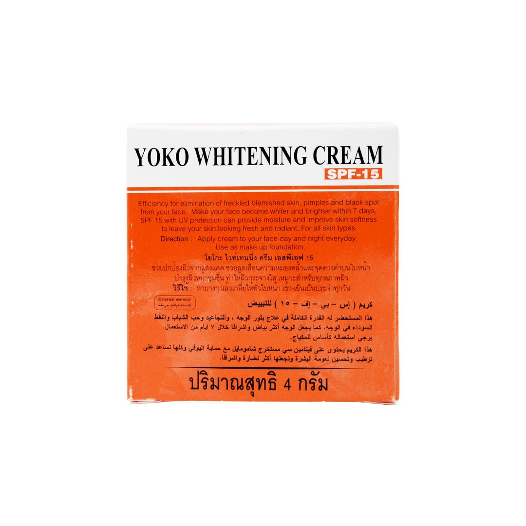 Yoko Whitening Cream With SPF15 4g