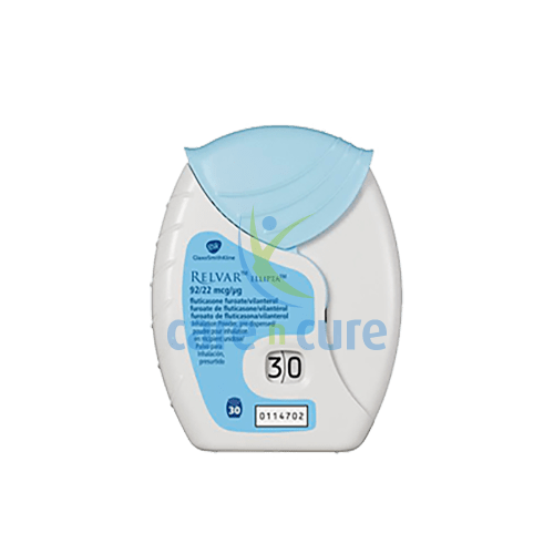 Relvar Red Shape Buy Relvar Ellipta 100/25Mcg 1X30 Dose Vial online in Qatar- View Usage ...