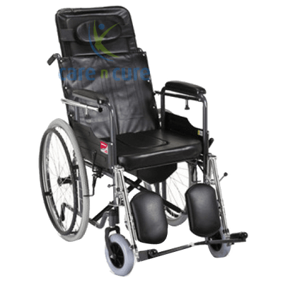 Escort Commode Wheel Chair H008B - Yuwell
