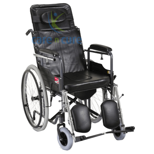 Escort Commode Wheel Chair H008B - Yuwell