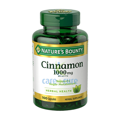 Nature's Bounty Cinnamon 1000mg Tablets 100's