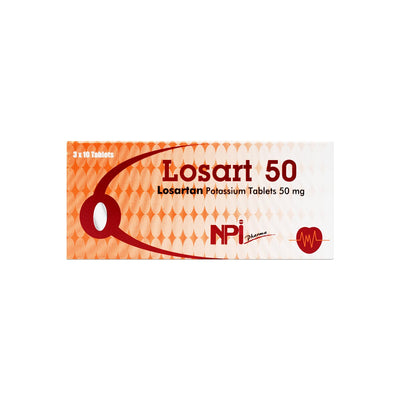 Losart 50mg Tablets 30S