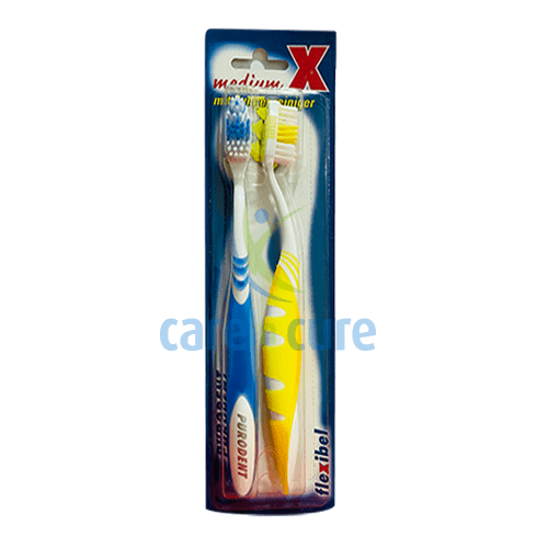 Purodent T/B Med (Twin Pack)
