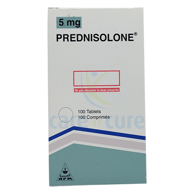 Prednisolone 5mg Tablets 100's (Original Prescription Is Mandatory Upon Delivery)