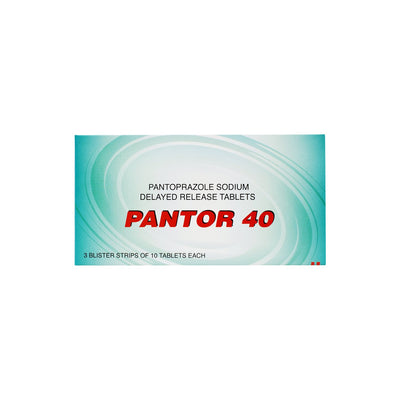 Pantor 40mg Tablets 30s