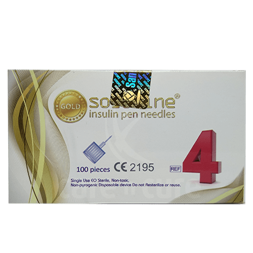 Solofine Insulin Pen Needle 31G 4mm 100&
